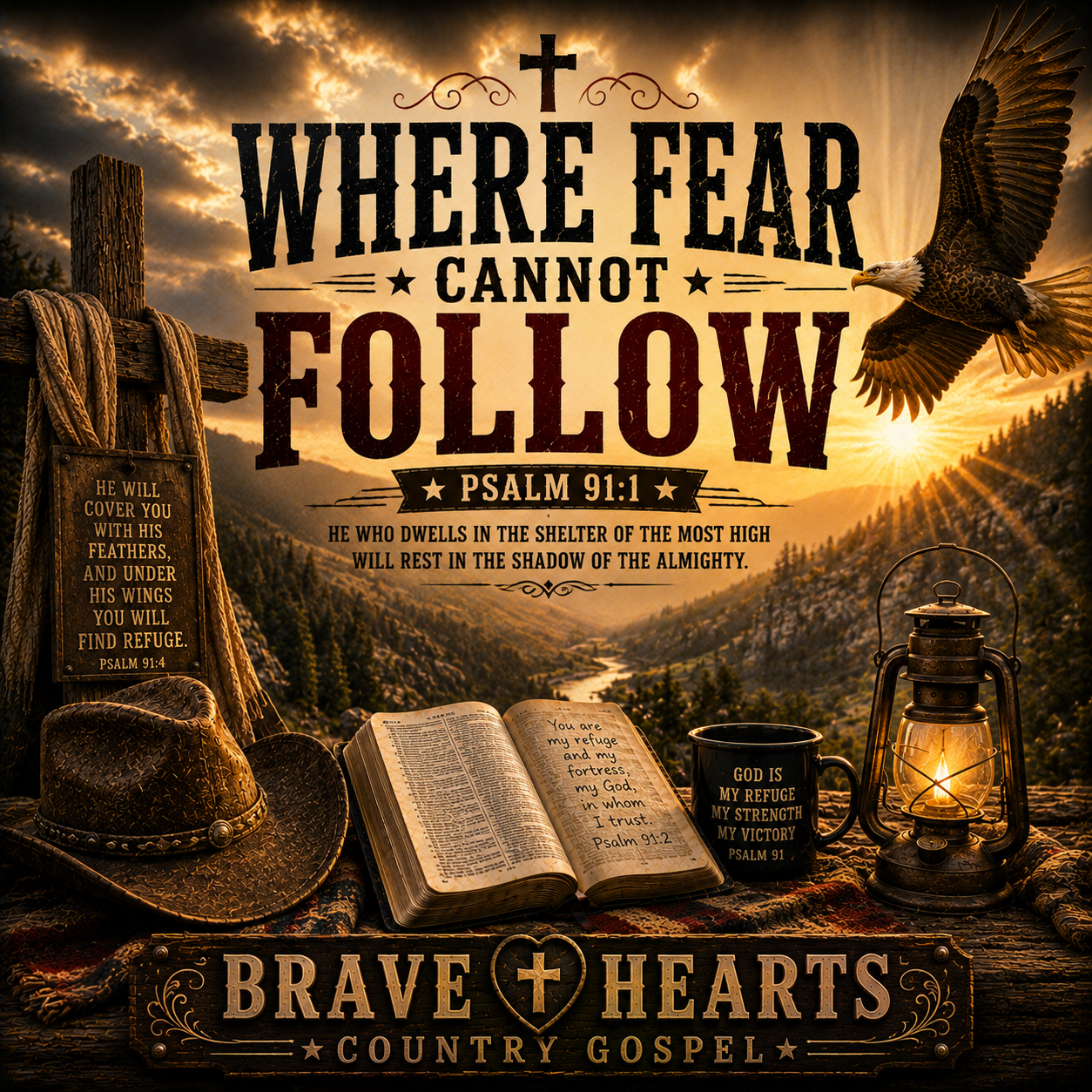 Where Fear Cannot Follow - Brave Country Gospel | Gospel Country Music Download