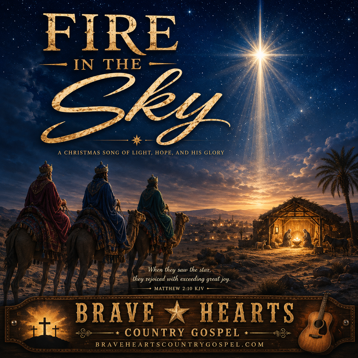 Fire in the Sky — Brave Hearts Country Gospel — Christmas Morning Devotional Set